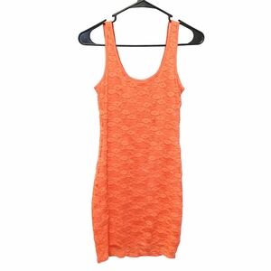 Y2k Inspired Mudd Lace Bodycon Dress Pink Junior's Medium/women's Xs Beach